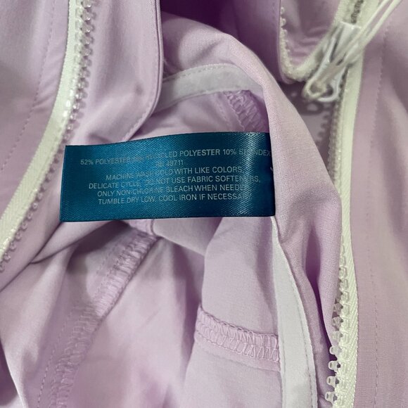 Vively - Lightweight Lavender Purple Zip Jacket with Hood - Girls 14/16 - NWT - Picture 8 of 8
